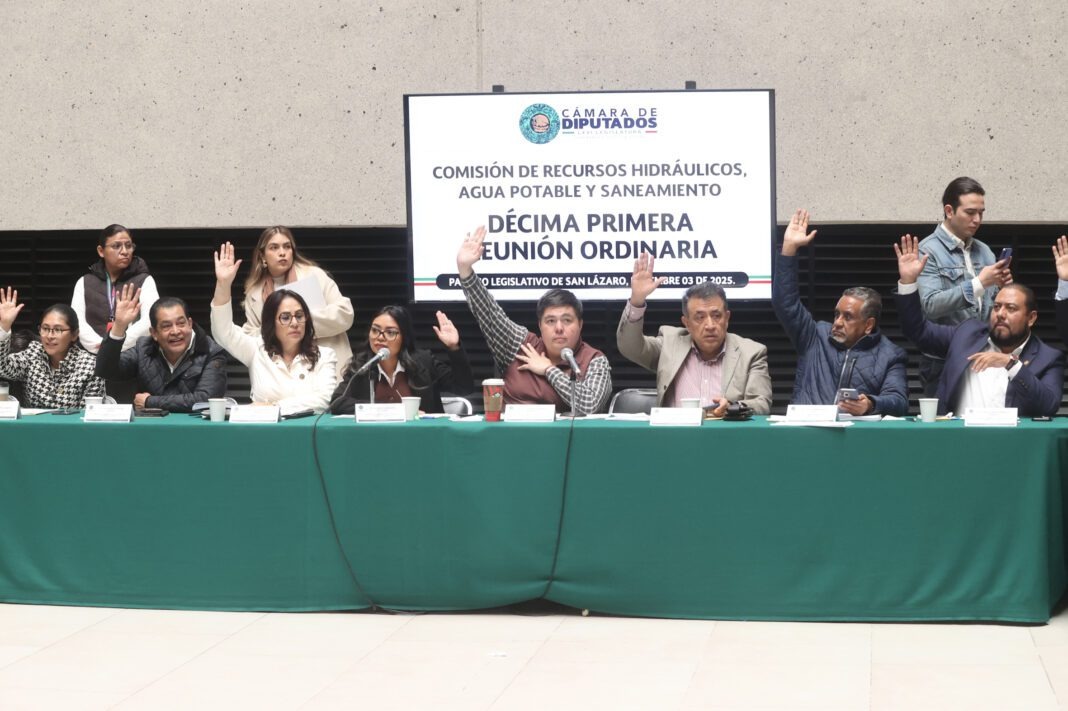 Avanza nueva Ley General de Aguas en comisiones de la Cámara de Diputados