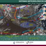 CHUBASCOS Y LLUVIAS PUNTUALES FUERTES, CON POSIBLE FORMACIÓN DE TORBELLINOS EN COAHUILA