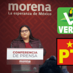 Dirigencias de PT y PVEM celebran llegada de Citlalli Hernández a Morena rumbo a 2027