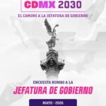 CDMX. Encuesta rumbo o a la Jefatura de Gobierno 2030. Mayo 2026.