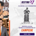 Pablo Gutiérrez y Eliseo Fernández ofrecen contienda cerrada entre Morena y MC en Campeche para 2027 