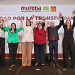 Ariadna Montiel reúne a dirigentes del PT y PVEM para refrendar compromiso con la unidad rumbo a 2027