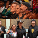U2 sorprende en CDMX; Sheinbaum y Brugada conviven con la banda