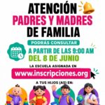 A PARTIR DE LAS 9:00 HORAS DEL 8 DE JUNIO PODRÁN CONSULTAR LA ESCUELA ASIGNADA