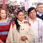 Legisladores destapan a senadora Ana Lilia Rivera a la gubernatura de Tlaxcala durante su informe
