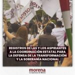 Registro de Morena cierra con 277 aspirantes a las 17 gubernaturas