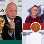 Gianni Infantino agradece a Claudia Sheinbaum previo a la inauguración del Mundial 2026