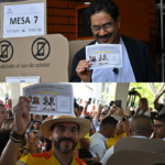 Así votaron los candidatos Cepeda y de la Espriella en la segunda vuelta electoral