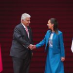Claudia Sheinbaum recibe a José Raúl Mulino en Palacio Nacional; dialogarán sobre el Canal de Panamá 