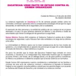 Somos MX pide Pacto de Estado tras violencia en Zacatecas