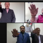 Dirigentes de Somos MX y PAZ rinden protesta ante el INE