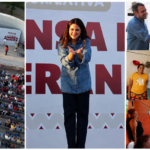 “Andy” López y Andrea Chávez arrancan recorridos; oposición acusa actos anticipados de campaña