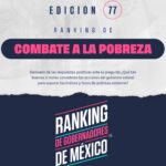 77° RANKING DE GOBERNADORES. POBREZA. AGOSTO 2026.