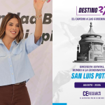 PVEM domina la contienda por la gubernatura de San Luis Potosí con Ruth González y manda a Morena al tercer lugar