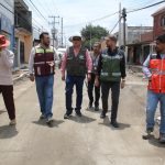 Supervisa Gobierno de la ciudad  trabajos de rehabilitación vial en San Felipe Hueyotlipan
