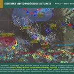 LLUVIAS FUERTES Y RACHAS DE VIENTO SE PREVÉN ESTE LUNES EN COAHUILA
