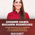 Morena y PVEM designan a Jasmine Bugarín como Coordinadora Estatal tras aplicar criterio de paridad en Nayarit