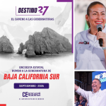 Milena Quiroga aventaja por 10 puntos a Pancho Pelayo en BCS para 2027: CE Research