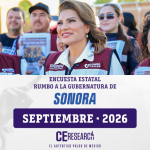 Con Lorenia Valles, Morena ganaría Sonora en 2027: CE Research