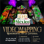 Invita Gobierno de la Ciudad a disfrutar videomapping monumental por Fiestas Patrias