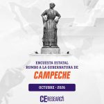 CAMPECHE. Encuesta rumbo a la gubernatura 2027. Octubre 2026.
